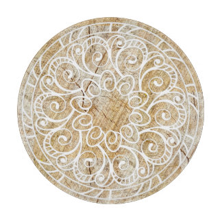 Holzmandala Schneidebrett