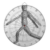 Holzmannequin Dartscheibe (vorne)