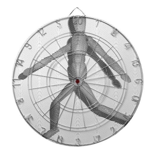 Holzmannequin Dartscheibe (vorne)