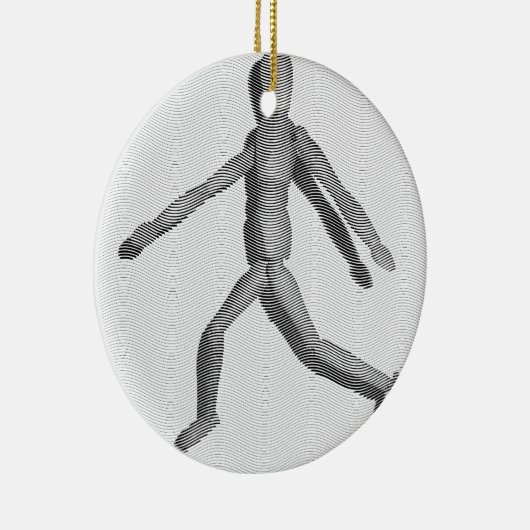 Holzmannequin Keramikornament (Rechts)