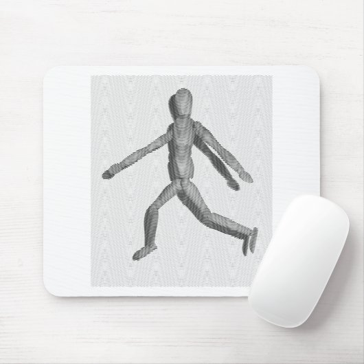 Holzmannequin Mousepad (Mit Mouse)