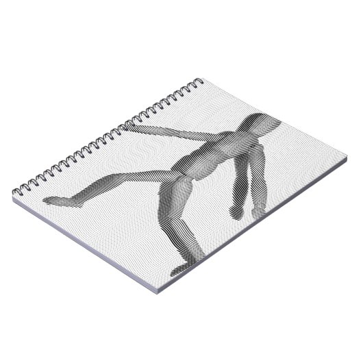 Holzmannequin Notizblock (Linke Seite)