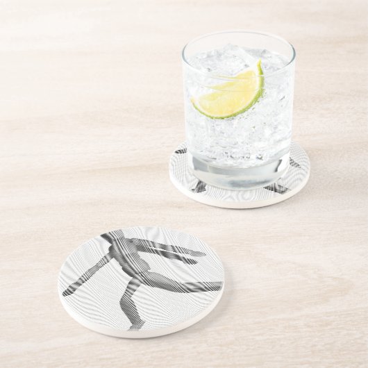 Holzmannequin Untersetzer (Seite)