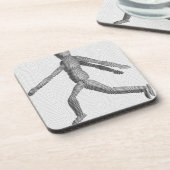 Holzmannequin Untersetzer (Linke Seite)