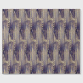 Holzmaserung Kunst Geschenkpapier (Flach)