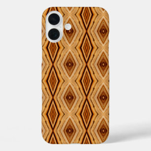 Holzmaserung Muster iPhone 16 Plus Hülle