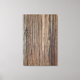 Holzmaserung-Platten-Hintergrundvorlage mit Wetter Leinwanddruck