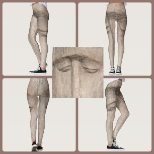 Holzmaserung Seelenvolle Augen Leggings