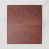 Holzmaserung Treuekarte (Außenseite Aufgefaltet)