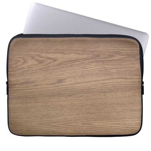 Holzmaserungstablett-Hülle  Laptopschutzhülle (Vorderseite)