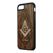 Holzmasonic Phone Case | Geschenkideen für Freimau Carved Wood iPhone Hülle (Links)