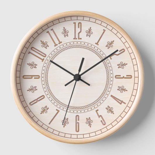 Holzmauer Art & Décor Uhr (Vorderseite)