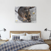 Holzmäuse Leinwanddruck (Insitu (Schlafzimmer))