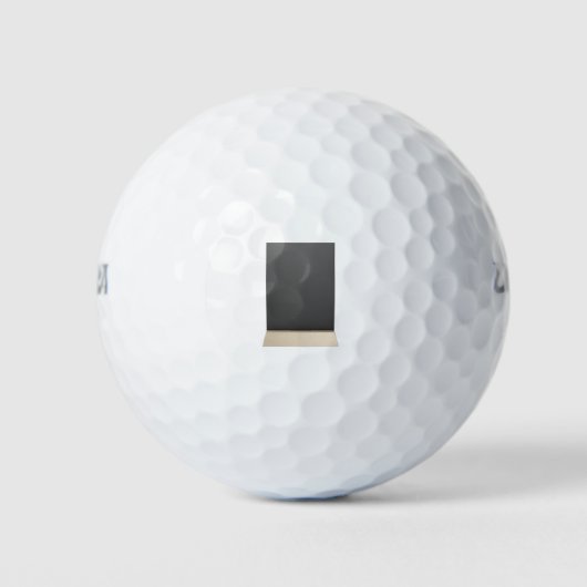Holzmenühalter Golfball (Vorderseite)