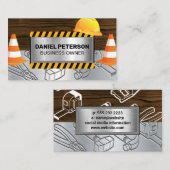 Holzmetall | Baustelle | Vorsicht Visitenkarte (Vorne/Hinten)