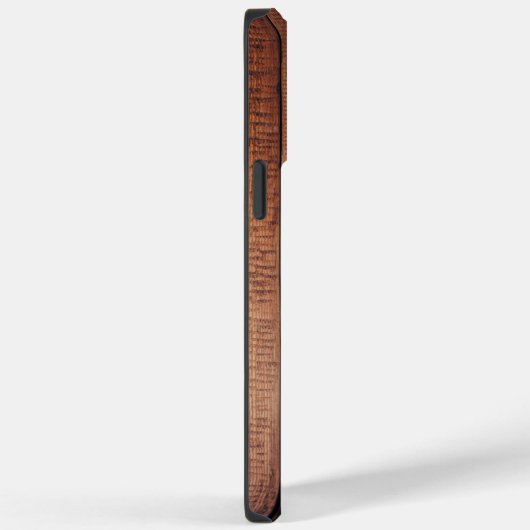 Holzmonogramm anfänglicher rustikaler Hirschantler Case-Mate iPhone Hülle (Rückseite / Rechts)