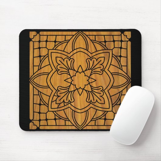 Holzmosalgue Mousepad (Mit Mouse)
