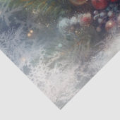 Holzmouse & Laterne Rustikale Feiertage Seidenpapier (Ausschnitt)