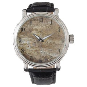 Holzmuster Armbanduhr