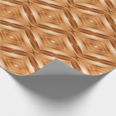 Holzmuster Art - Moderner Stil Geschenkpapier (Ecke)