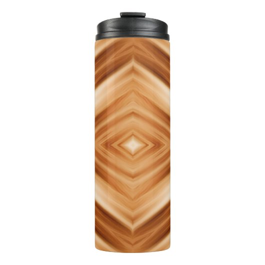 Holzmuster Art - Moderner Stil Thermosbecher (Vorderseite)