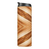 Holzmuster Art - Moderner Stil Thermosbecher (Nach rechts gedreht)