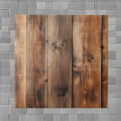 Holzmuster aus coolem Imitat Fliese