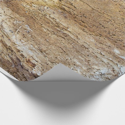 Holzmuster Geschenkpapier (Ecke)