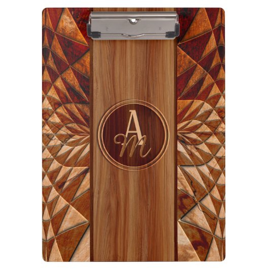 Holzmuster Klemmbrett (Vorderseite)