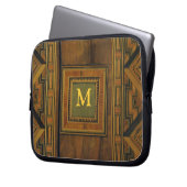 Holzmuster Laptopschutzhülle (Vorderseite Links)