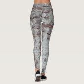 Holzmuster Leggings (Rückseite)
