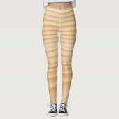 Holzmuster Leggings (Vorderseite)