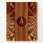 Holzmuster Notizblock (Rückseite)