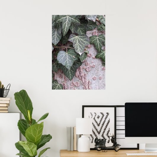 Holzmuster-Plakat Poster (Heimbüro)