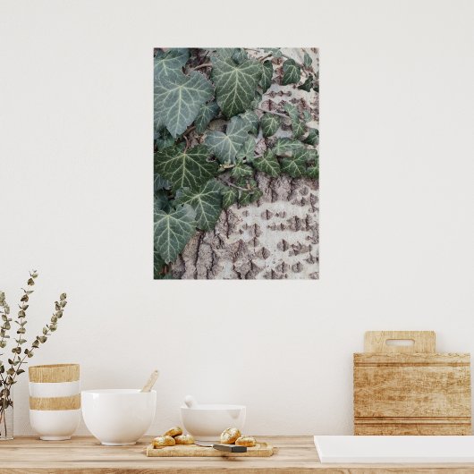 Holzmuster Poster (Küche)