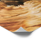 Holzmuster Textur alt Poster (Ecke)