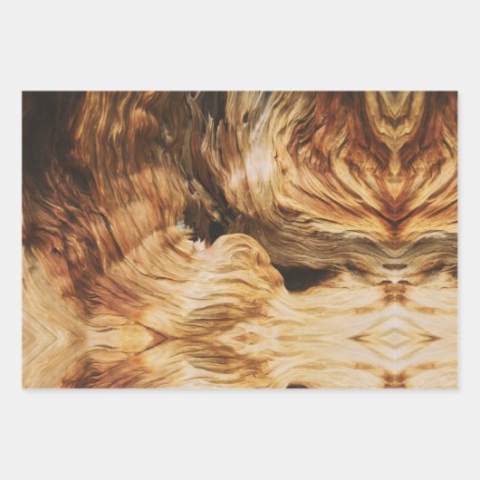 Holzmuster-Textur-Natur-alt Geschenkpapier Set (Vorderseite 2)