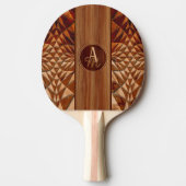 Holzmuster Tischtennis Schläger (Vorderseite)