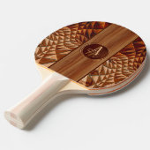 Holzmuster Tischtennis Schläger (Vorderseite)