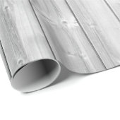 Holzoberfläche mit weißer Textur Geschenkpapier (Rolleneckpunkt)