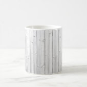 Holzoberfläche mit weißer Textur Kaffeetasse (Mittel)