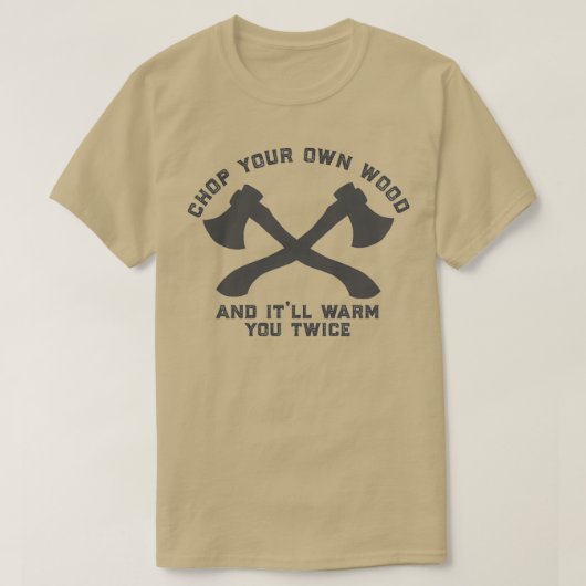 Holzofen 2 1 T-Shirt (Design vorne)