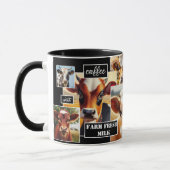 Holzofen Frische Milchkaffee Tasse (Links)