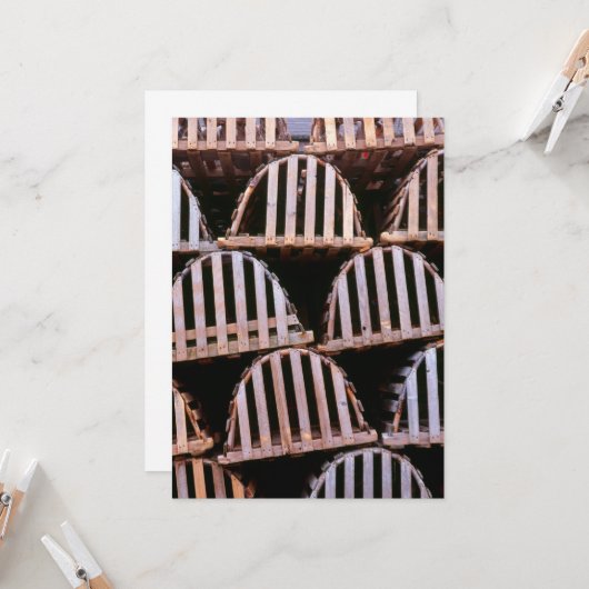 Holzofen Karte (Vorderseite/Rückseite Beispiel)