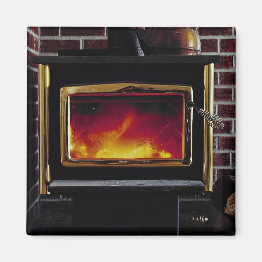 Holzofen Magnet (Vorne)