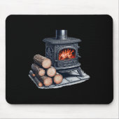 Holzofen mousepad (Vorne)