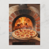 Holzofen-Peperoni-Pizza Rustikal Italienisch