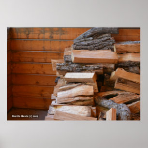 Holzofen Poster