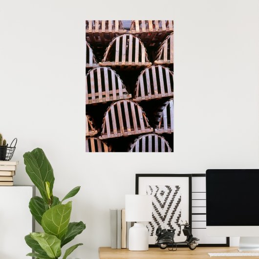 Holzofen Poster (Heimbüro)