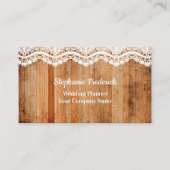 Holzofen Rustikale Landfrauenkarte Visitenkarte (Vorderseite)